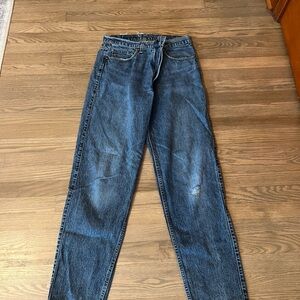 Levi's Distressed Blue Denim Jeans